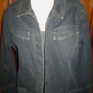 I' OGAN Women's Jean Fitted Jacket Size L Excellent Condition